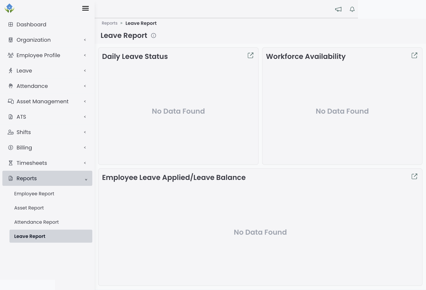 Staafin reporting screen screenshot